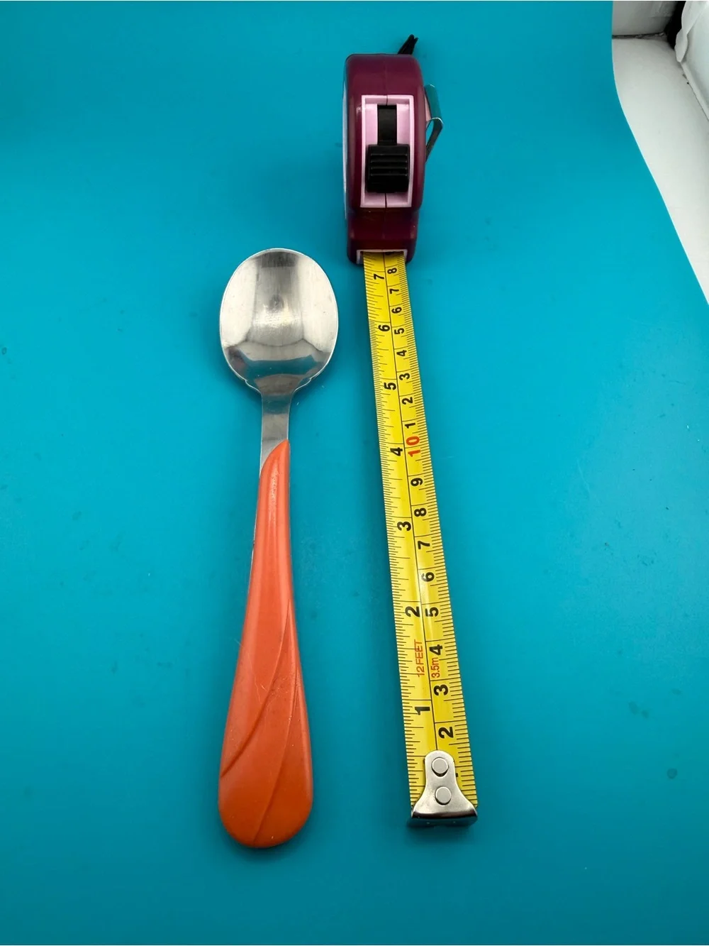 Fiesta Coral Orange Swirl Spoon Stainless China